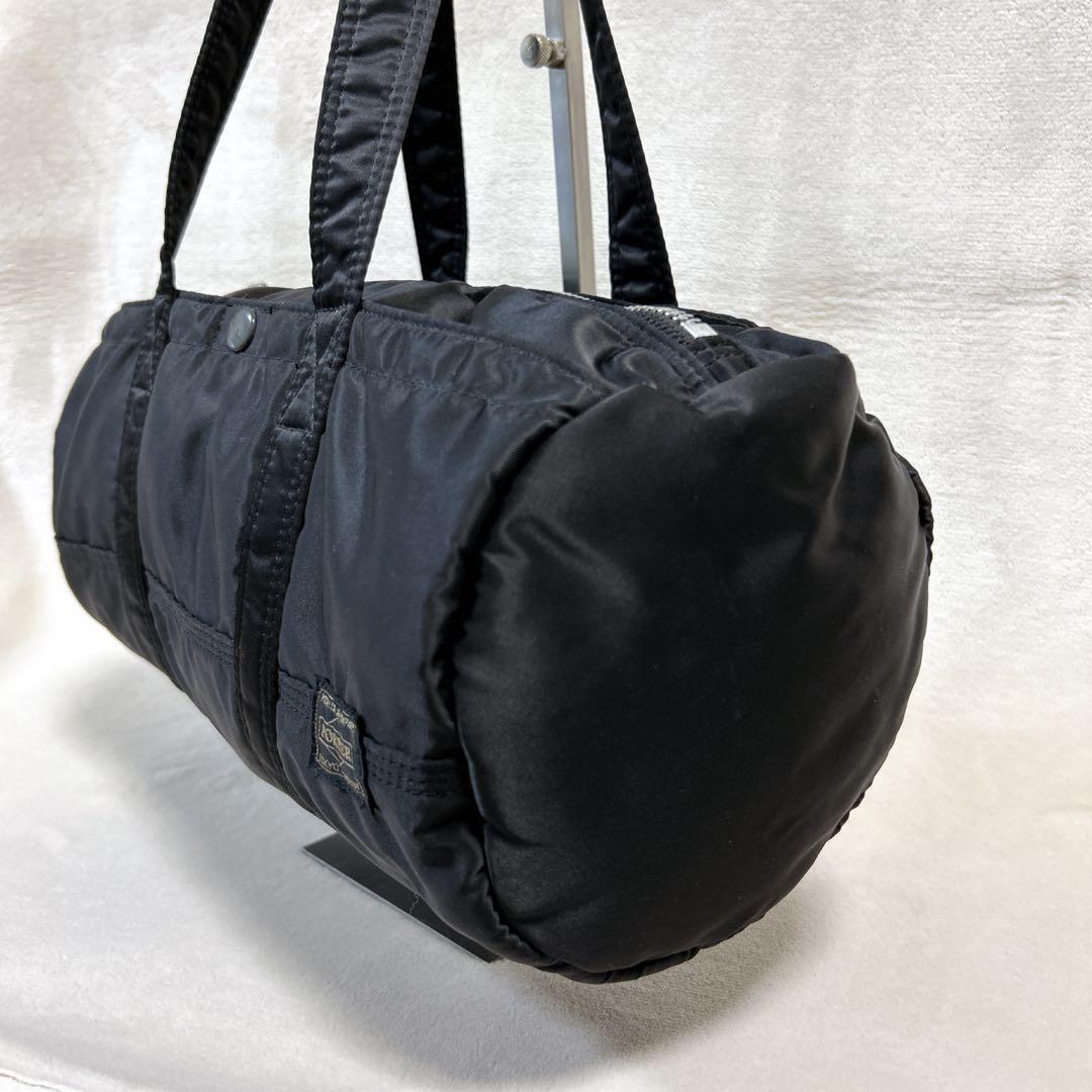 ✨美品✨PORTER ポーター タンカー ミニボストン ドラム ダッフル 黒