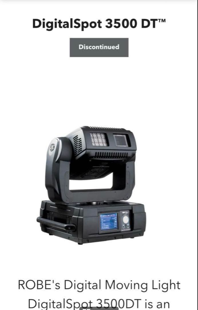 ROBE DigitalSpot 3500 DT デジタルムービングライト