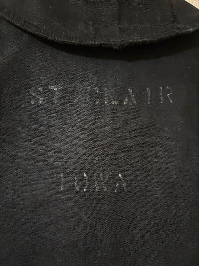 40s us navy ショールカラー　黒染め