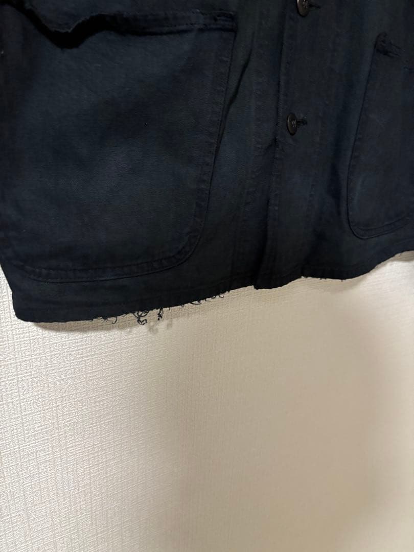 40s us navy ショールカラー　黒染め