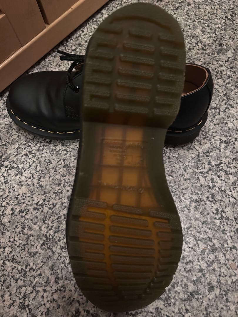 Dr. Martens ブラックレザー ドレスシューズ