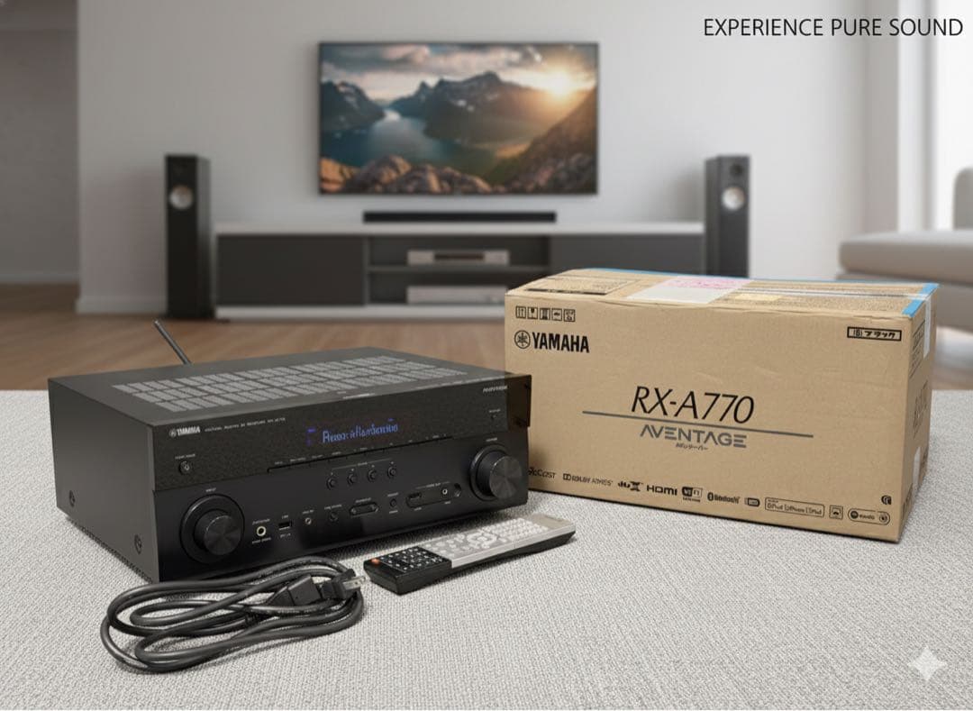 ヤマハ AVレシーバー RX-A770 AVENTAGE【動作確認済・元箱付】