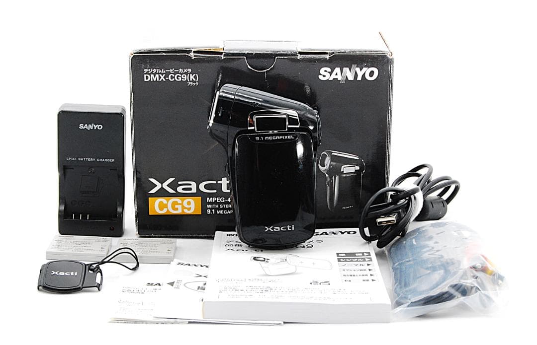 【フルセット/元箱】SANYO Xacti DMX-CG9バッテリー２個付 06