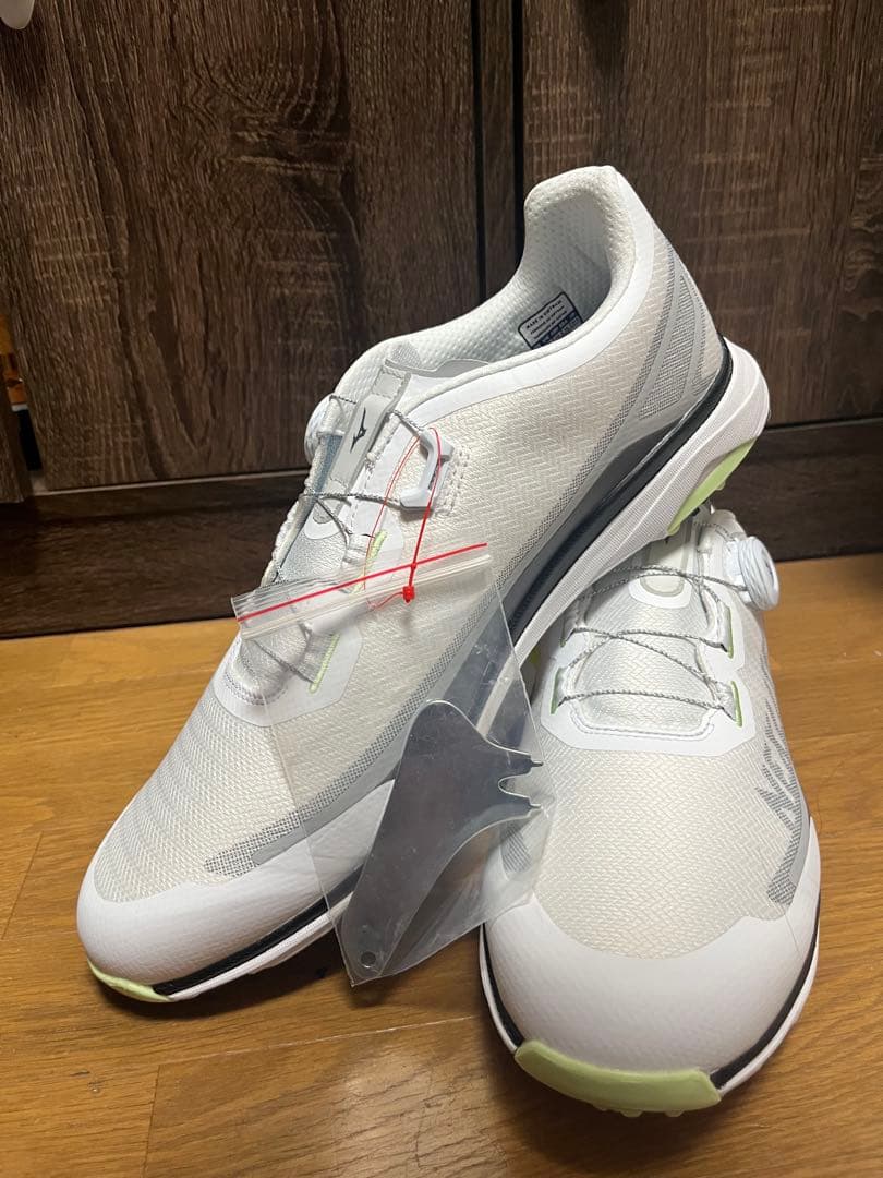 MIZUNO NEXLITE ZERO IG ホワイト ゴルフシューズ