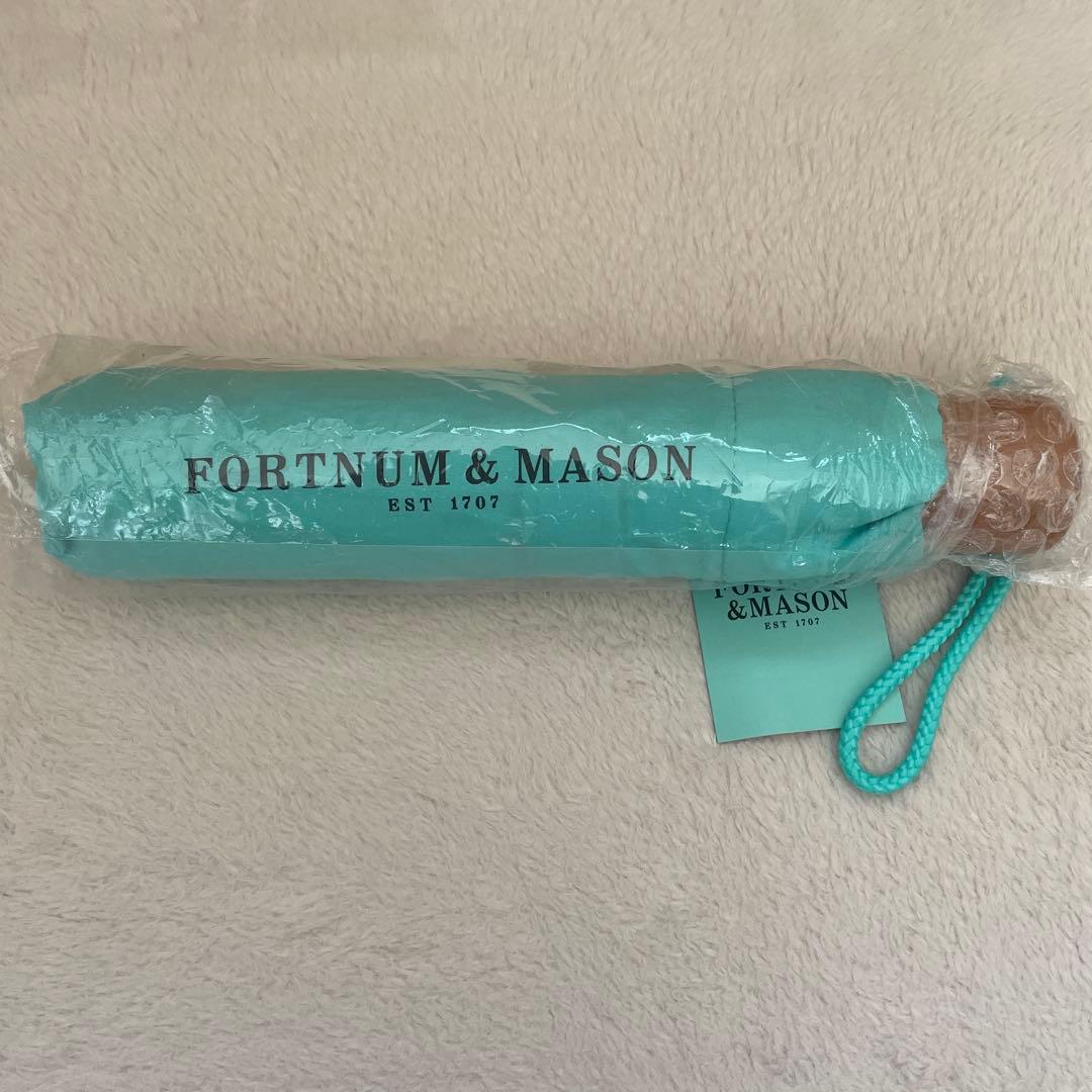 新品未使用♡FORTNUM & MASON 折りたたみ傘 ミントグリーン