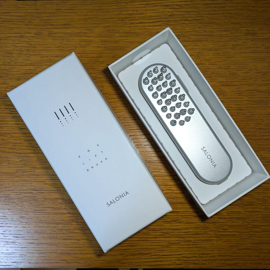 ★美品★SALONIA サロニア EMS リフトブラシ 電気ブラシ 美顔器