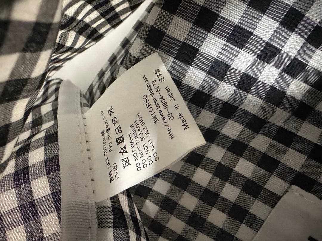 TEMBEA ギンガムチェックエコバッグ