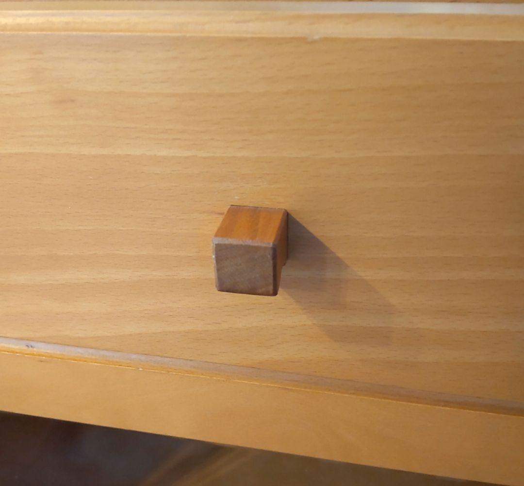 【美品】日進木工 ダイニングボード カップボード 北欧 幅103cm 天然木