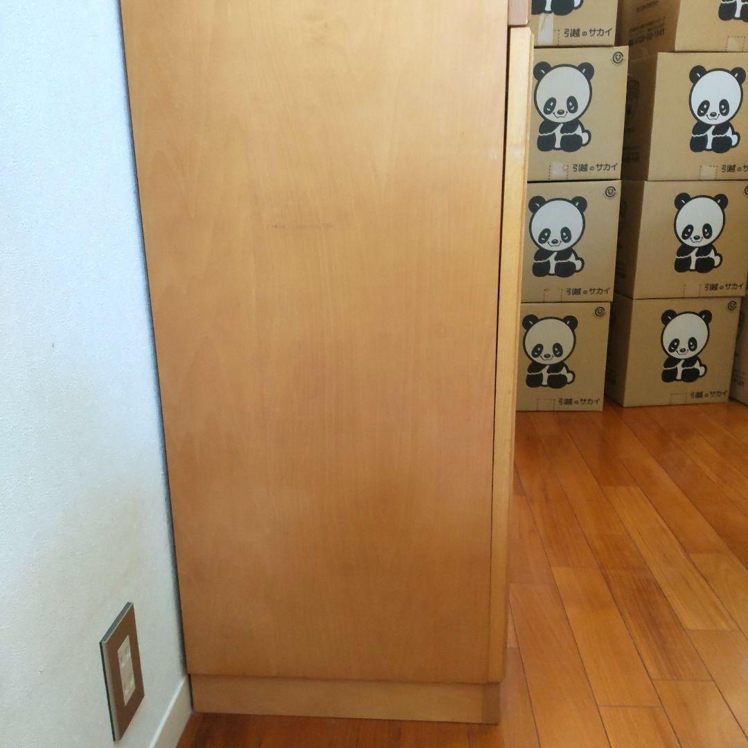 【美品】日進木工 ダイニングボード カップボード 北欧 幅103cm 天然木