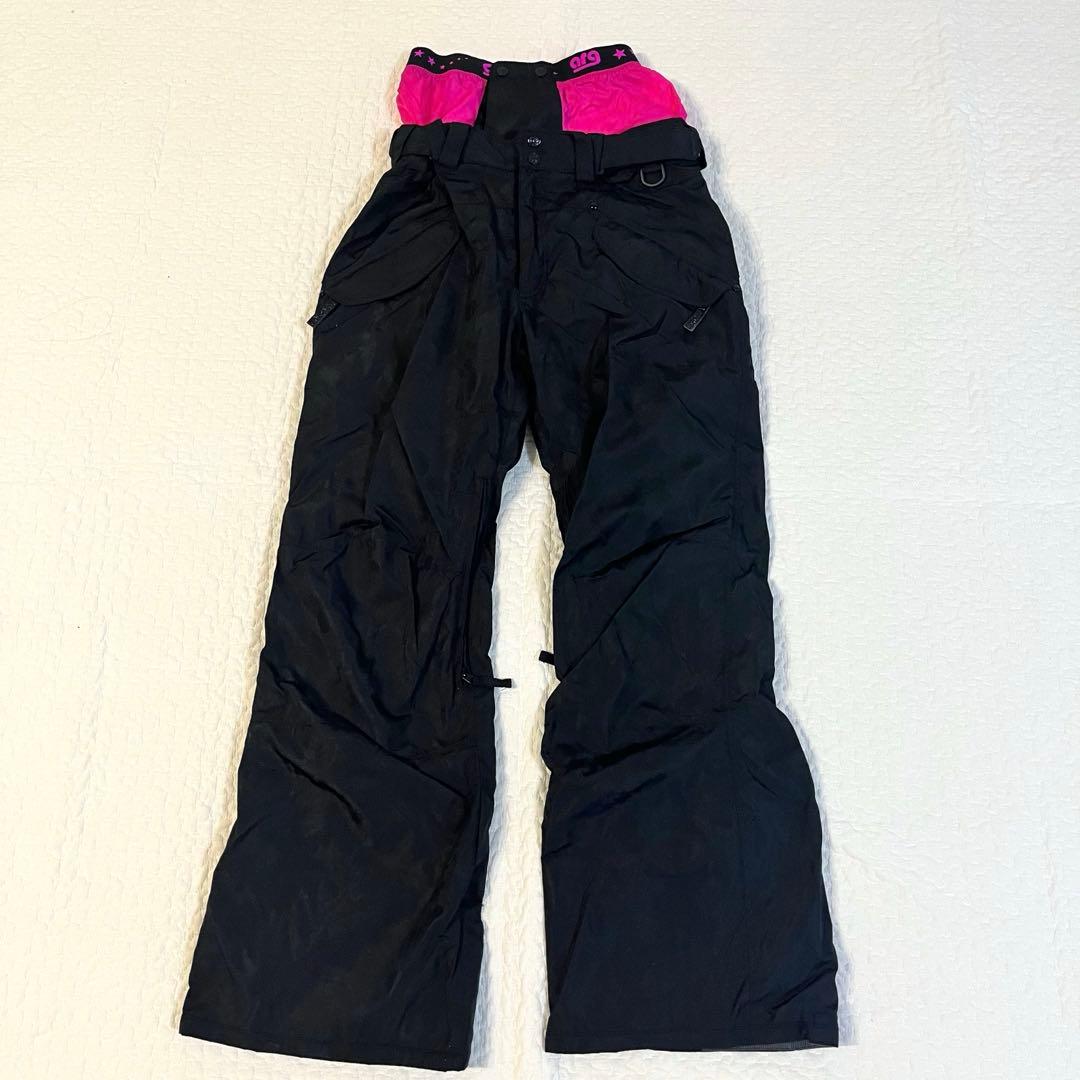 エーアールジーarg スノボウェア スキーウェア お尻パッド付き レディースM