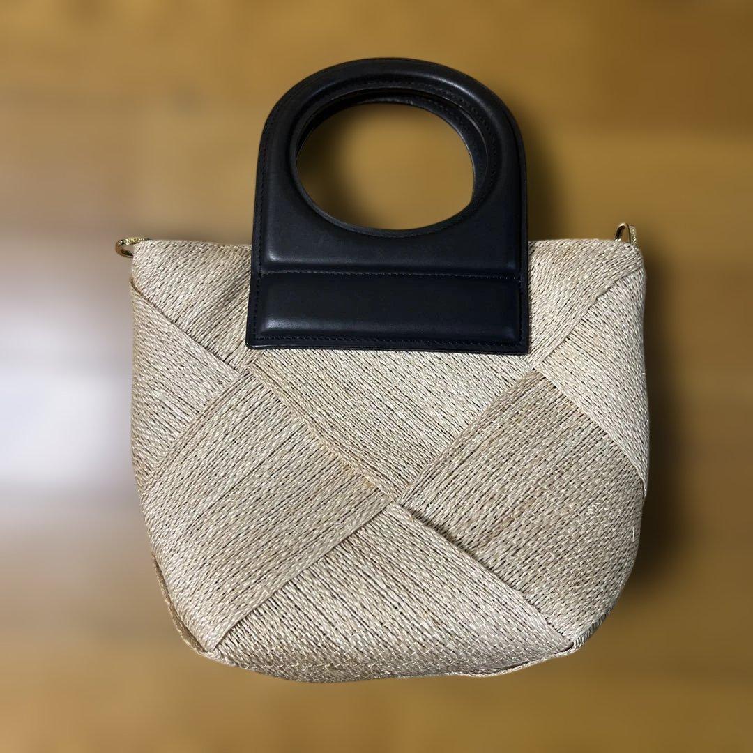 c*m様 美品　超特価　ヴィオラドーロ カゴバッグ　メッシュバッグ　アバカ　2w