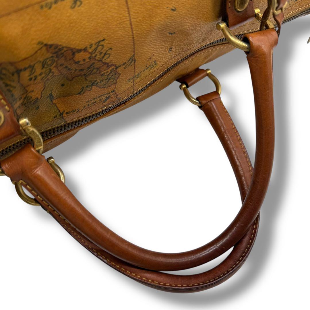 服好き個人事業主  プリマクラッセ ボストンバッグ PVC 世界地図柄