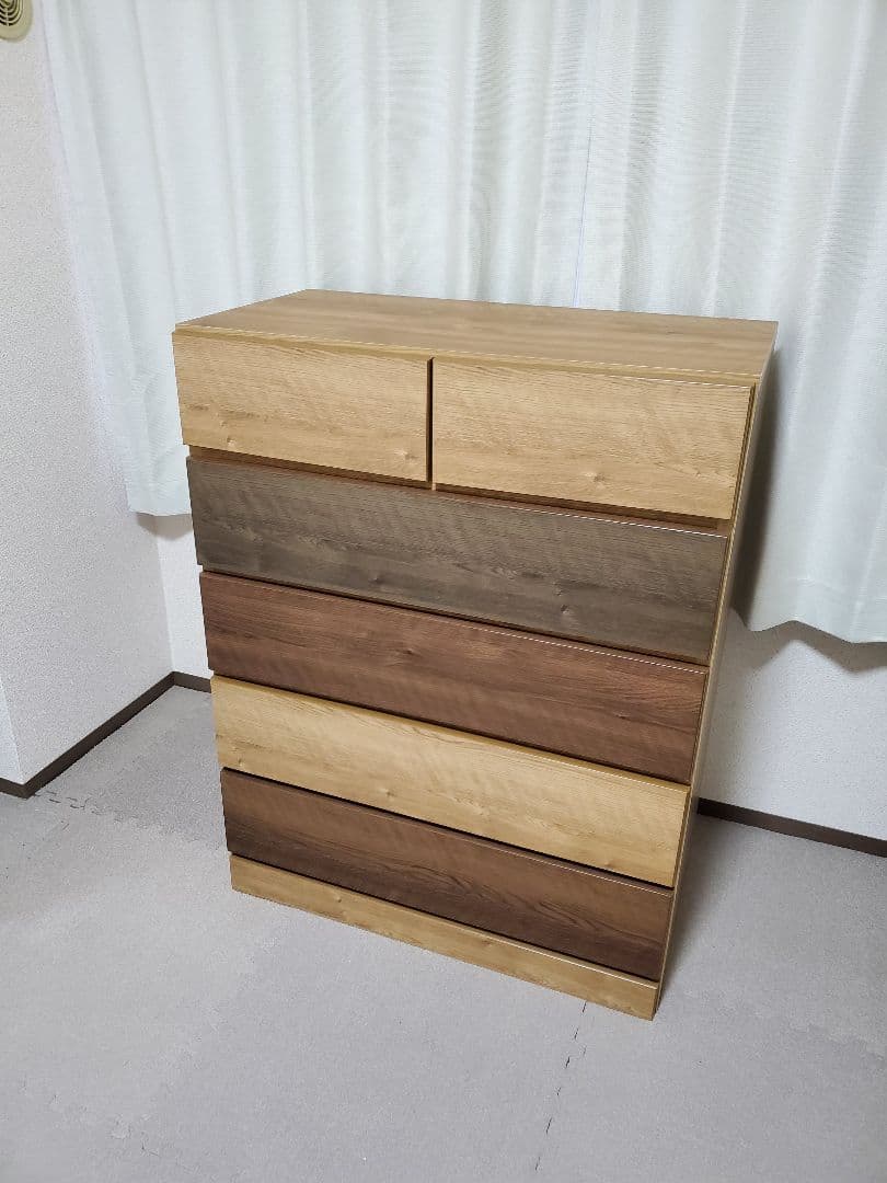 木製　チェスト　5段