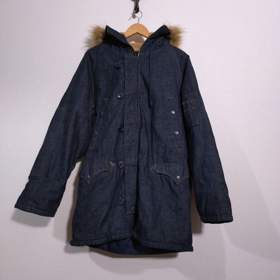 LEVI'S/リーバイス　デニムフライトジャケット　N-3Bタイプ　L　美品