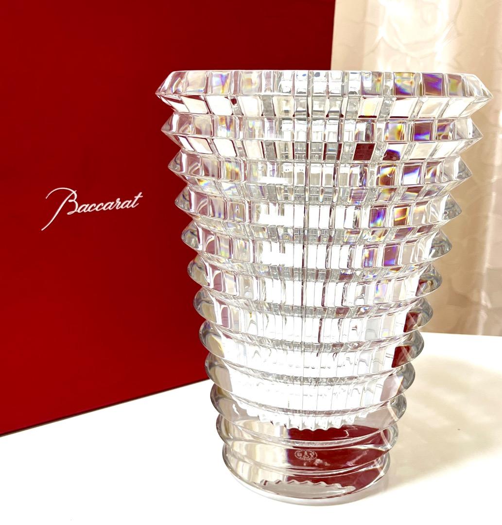 【美品】バカラ☆花瓶　アイ　フラワーベース　M　クリスタル　2025＊８