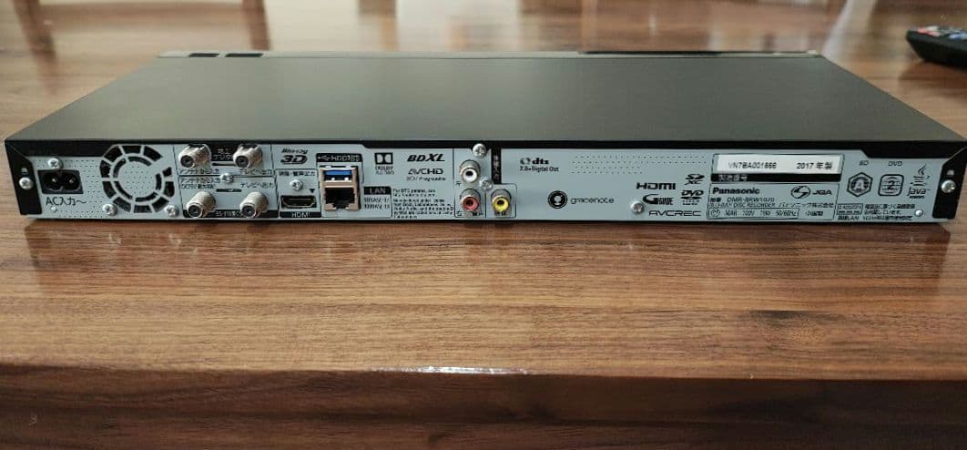 DIGA Panasonic DMR-BRW1020 ブルーレイレコーダー