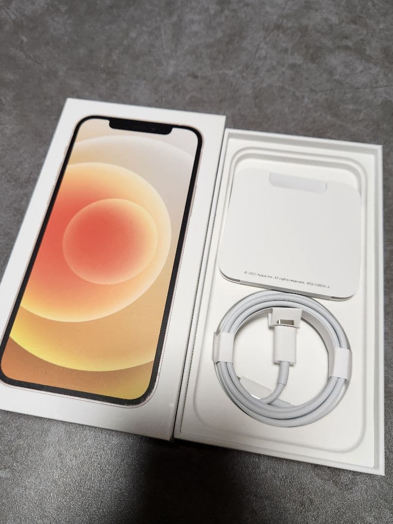 【訳あり】Apple iPhone 12 ホワイト 本体 64GB SIMフリー