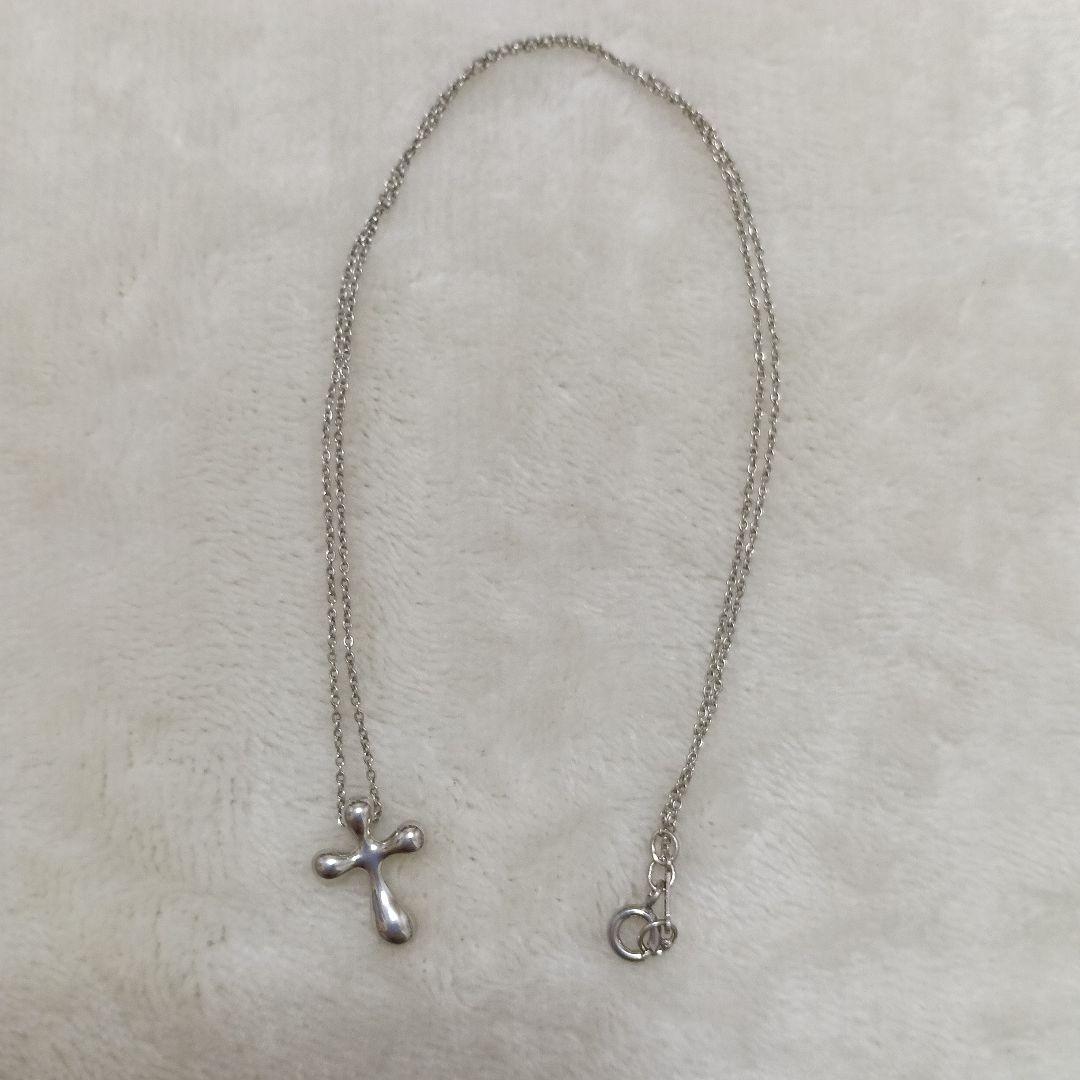 ティファニー　シルバー925　スモールクロス　ネックレス