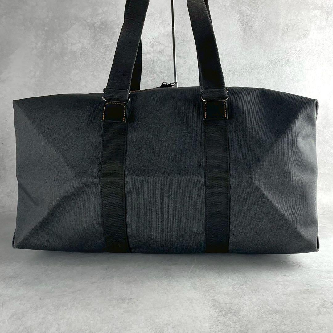 未使用　ダンヒル　ボストンバッグ　旅行　大容量　グレー　455