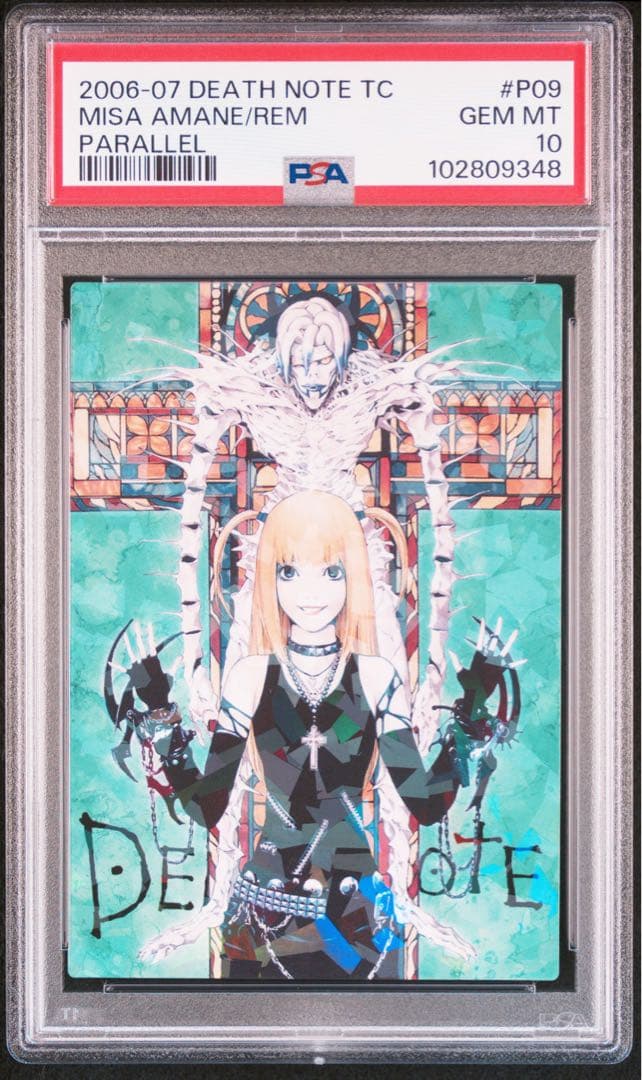 DEATH NOTE デスノート　ミサ　カード　P09 パラレル　PSA10