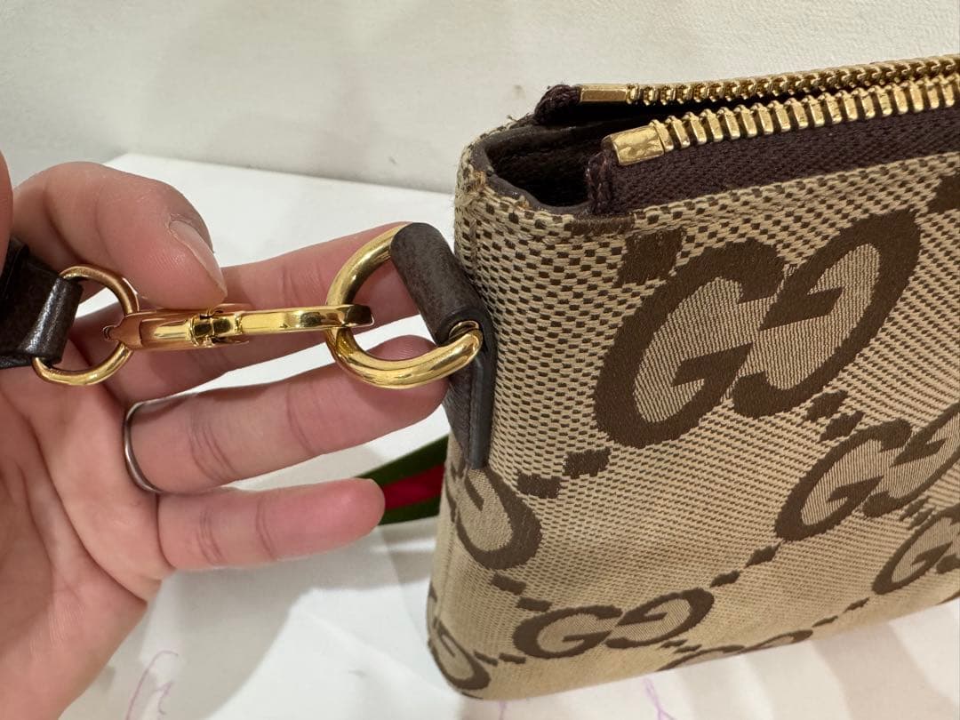 GUCCI ジャンボGG メッセンジャーバッグ