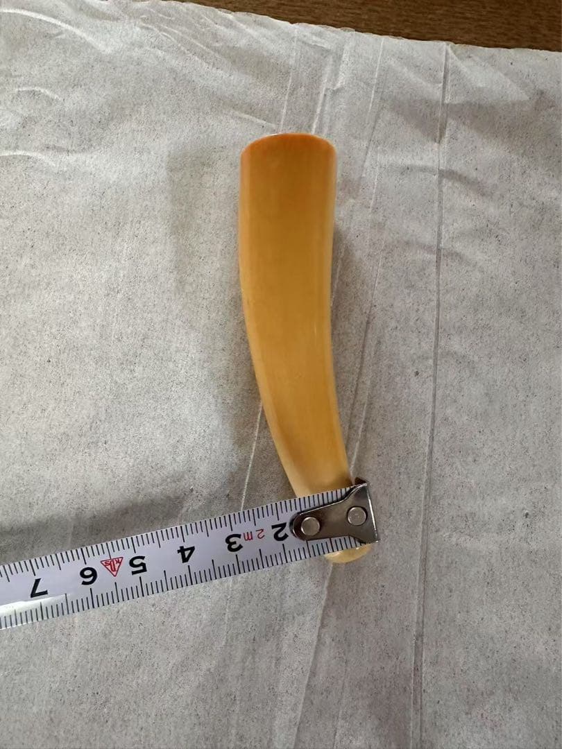 鯨歯 マッコウ鯨 牙 パイプ キセル 特大 56グラム