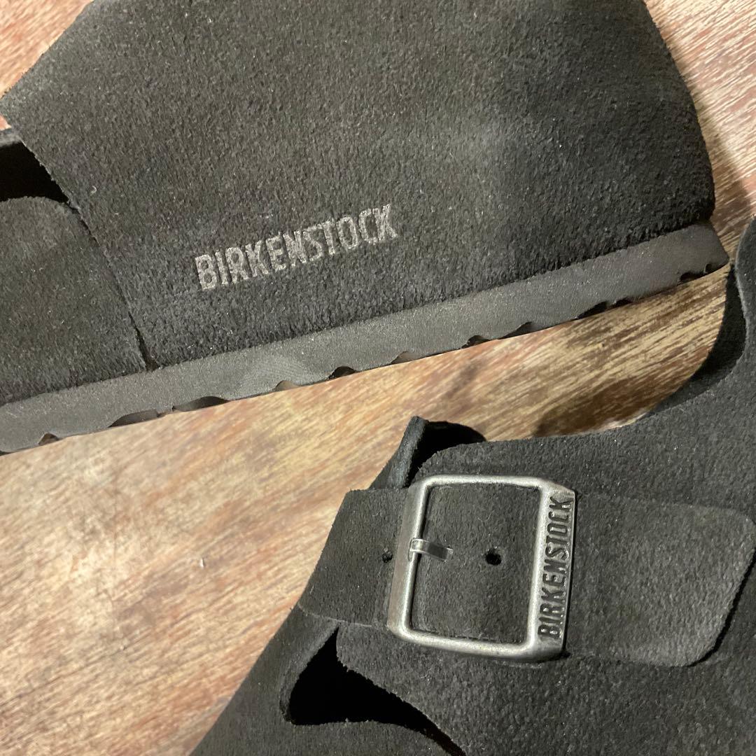 極美品！ビルケンシュトック ロンドン LONDON スエード ブラック 38