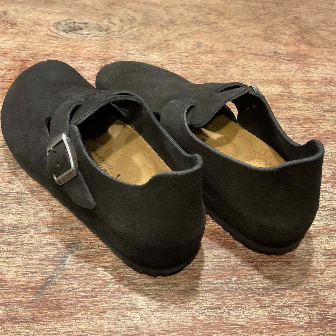 極美品！ビルケンシュトック ロンドン LONDON スエード ブラック 38