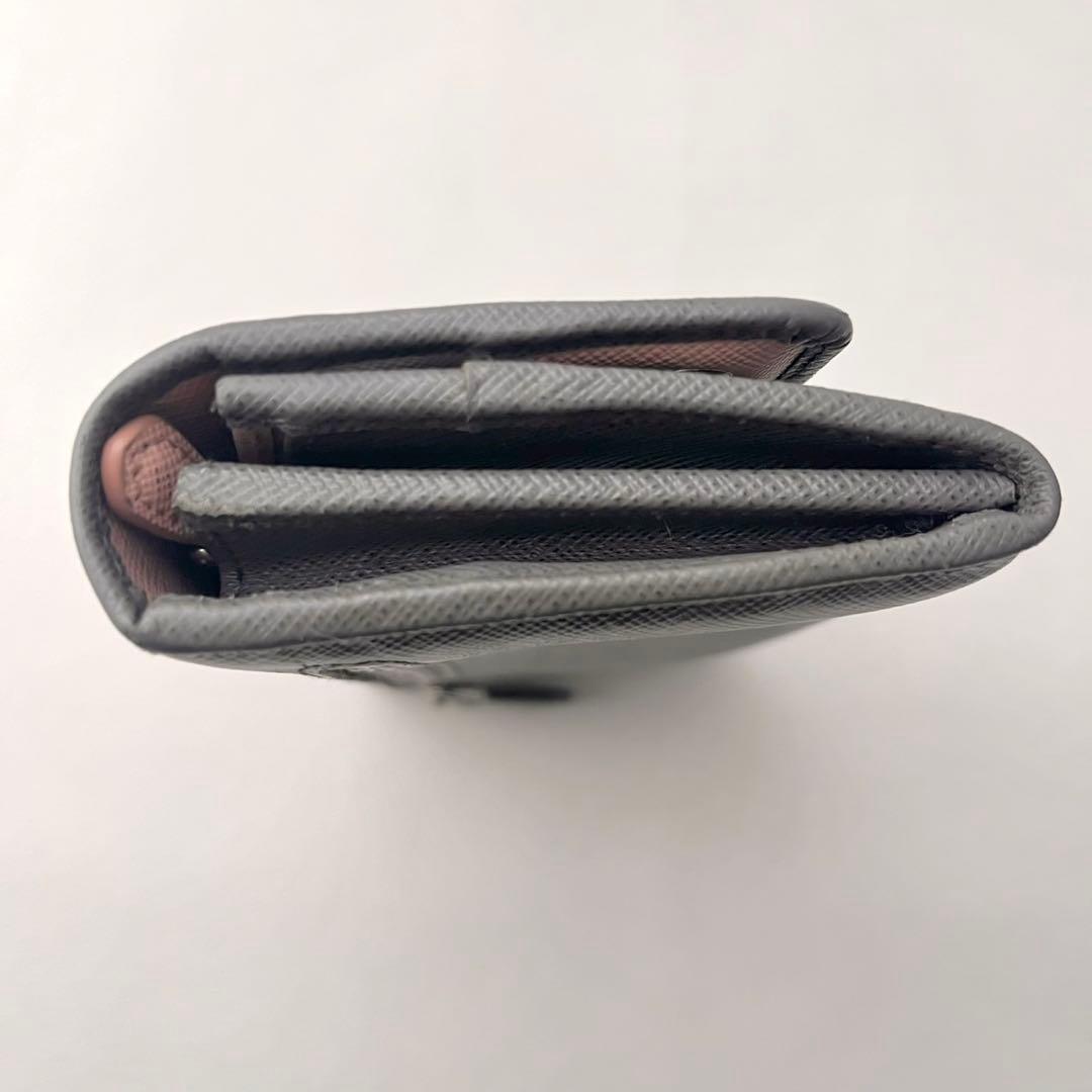 PRADA プラダ　サフィアーノ　マルチカラー　長財布　フラップ美品0205-⑤