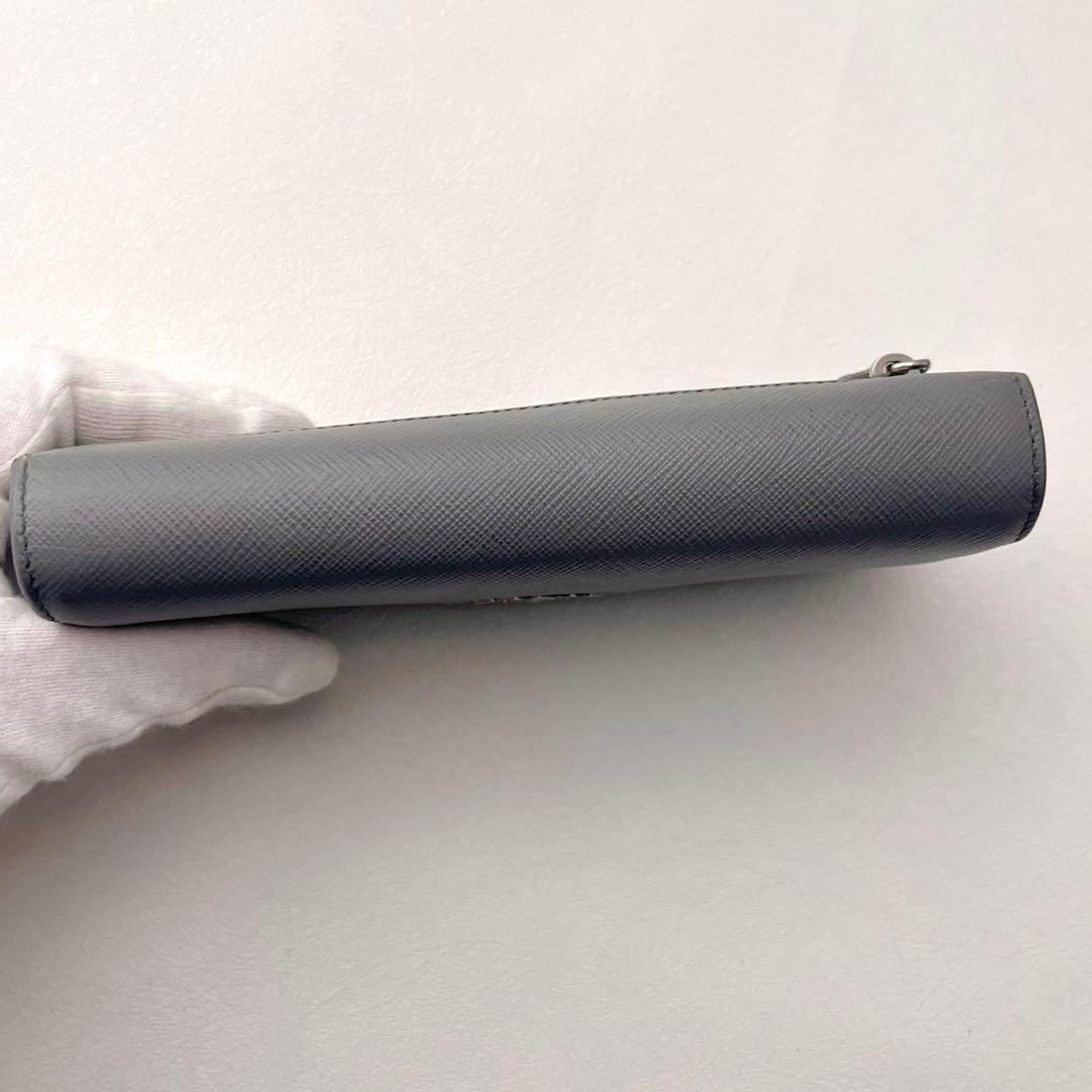 PRADA プラダ　サフィアーノ　マルチカラー　長財布　フラップ美品0205-⑤