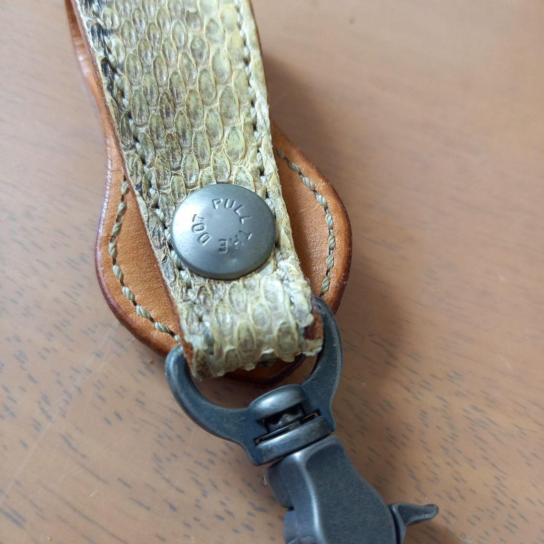 ☆FUNNYウォレットチェーン☆本革蛇革 バイカー