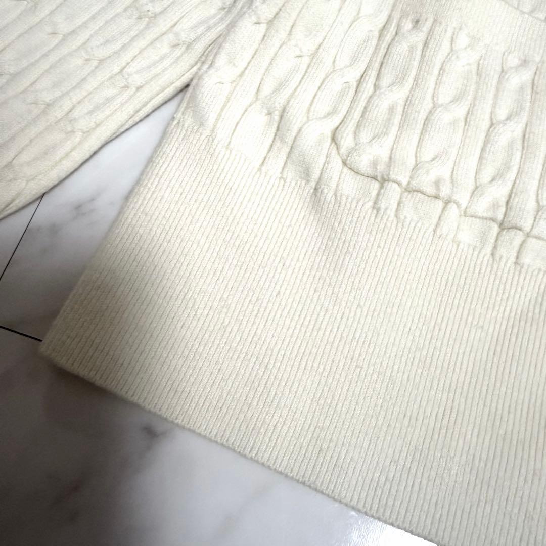 【美品】2024✨️完売品 アニュアンス リトル ケーブル ニット カーディガン