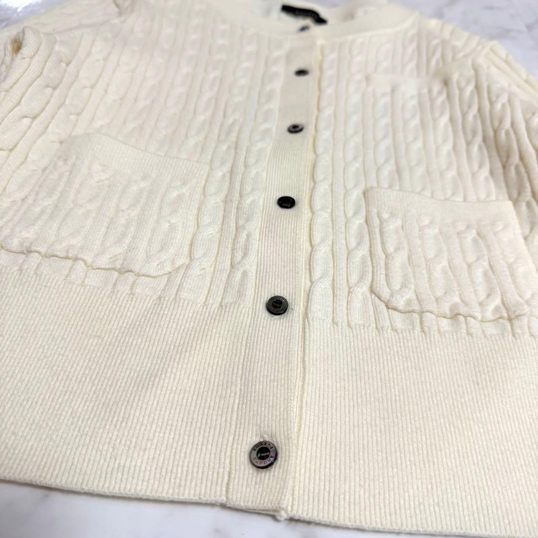 【美品】2024✨️完売品 アニュアンス リトル ケーブル ニット カーディガン