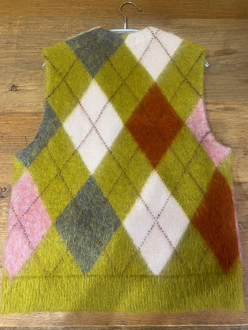 y*i様 SUPREME 24SS BRUSHED ARGYLE ZIP UP