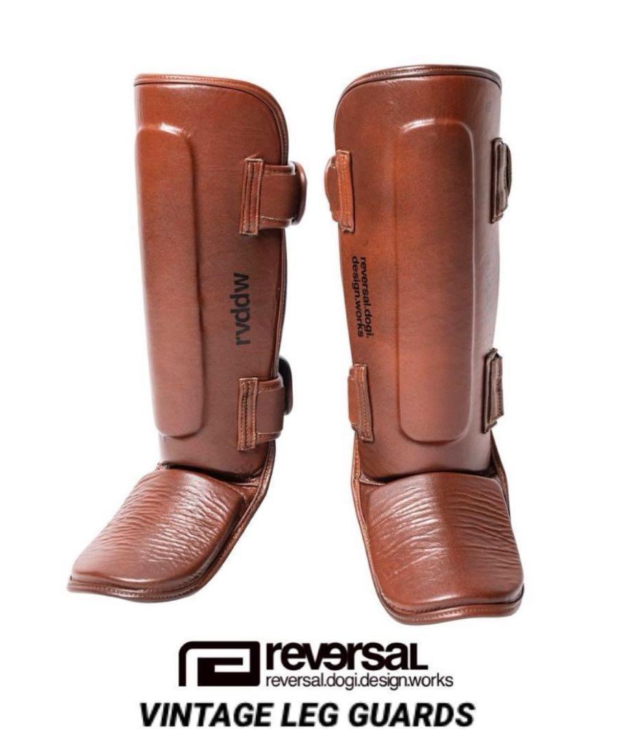 【本革仕様】REVERSAL リバーサル レガース 茶 M レッグガード
