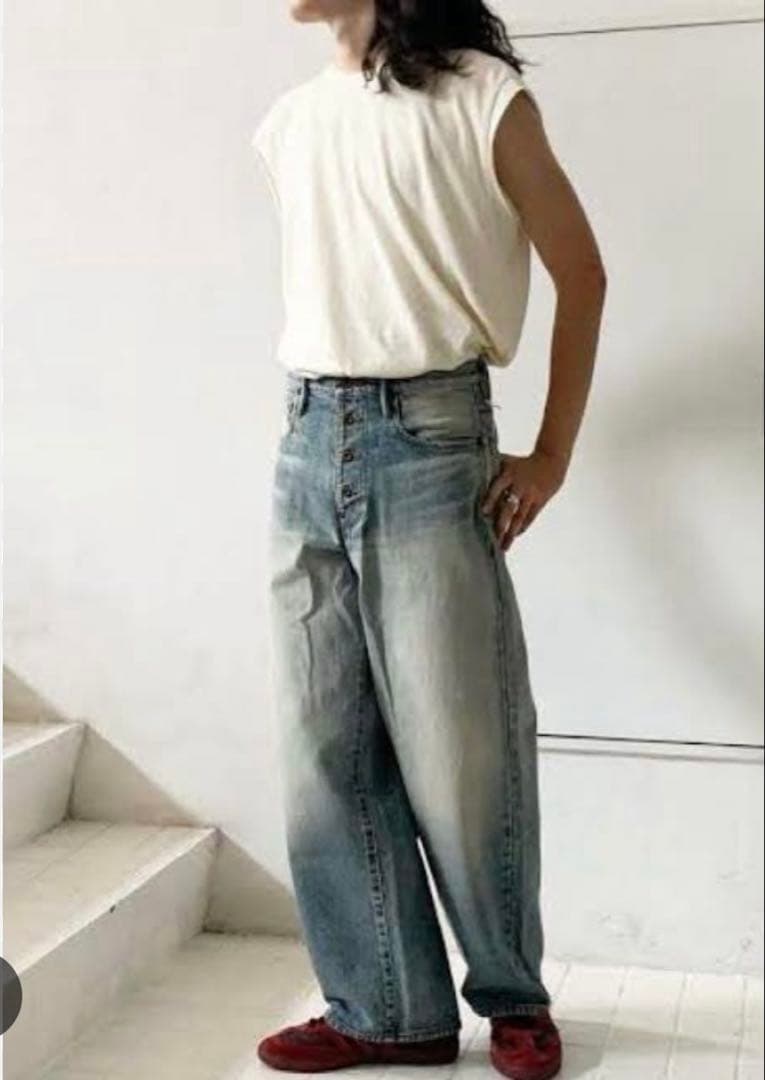 FADED CLASSIC DENIM PANTSデニムパンツ23SSPT01