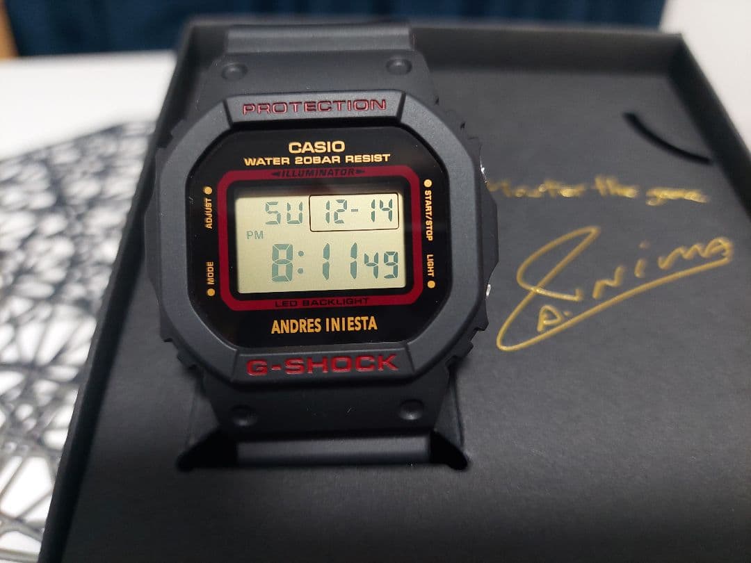 新品未使用品　DW-5600AI-1JR G-SHOCK イニエスタモデル