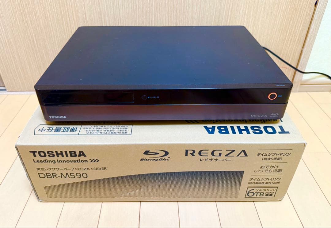 【ジャンク】　TOSHIBA REGZA DBR-M590 6TB