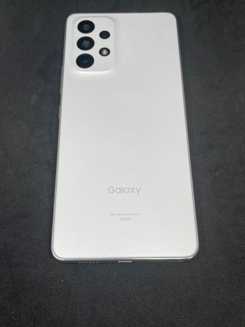 au【SIMフリー】GalaxyA53 5G オーサムホワイト6GB 128GB