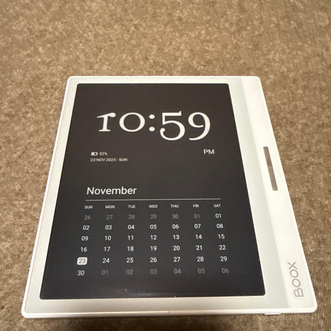 BOOX Leaf2 ホワイトモデル E-Ink Androidタブレット