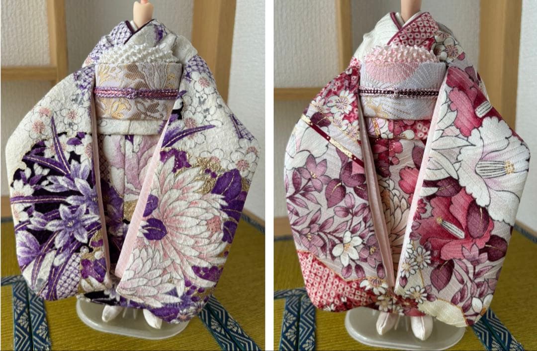 88 87 ドール着物　22cmドール着物 振袖