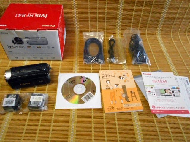 美品★キャノン　HDビデオカメラ　iVIS HF R41　予備バッテリー付