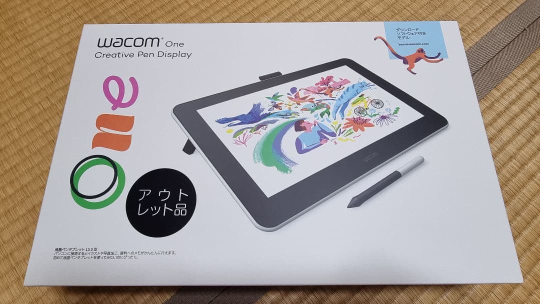 Wacom One 液晶ペンタブ 13 (DTC133W0D) 2022年製