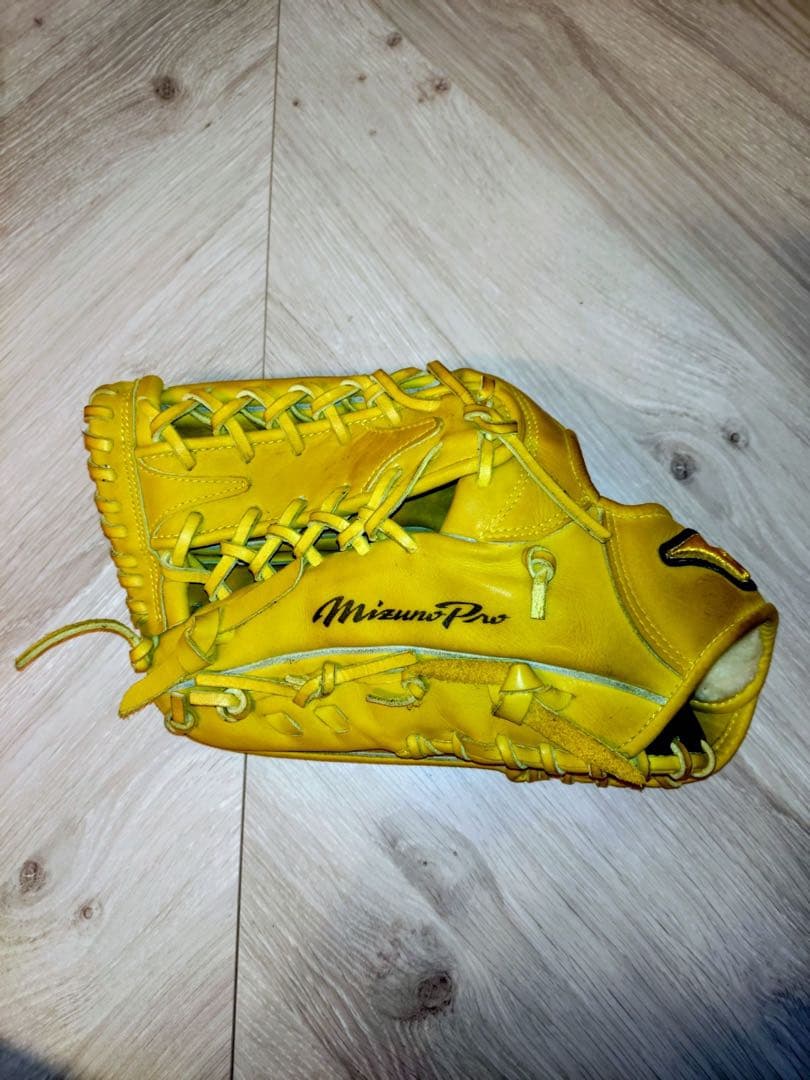 MizunoPro 軟式グローブ イエロー