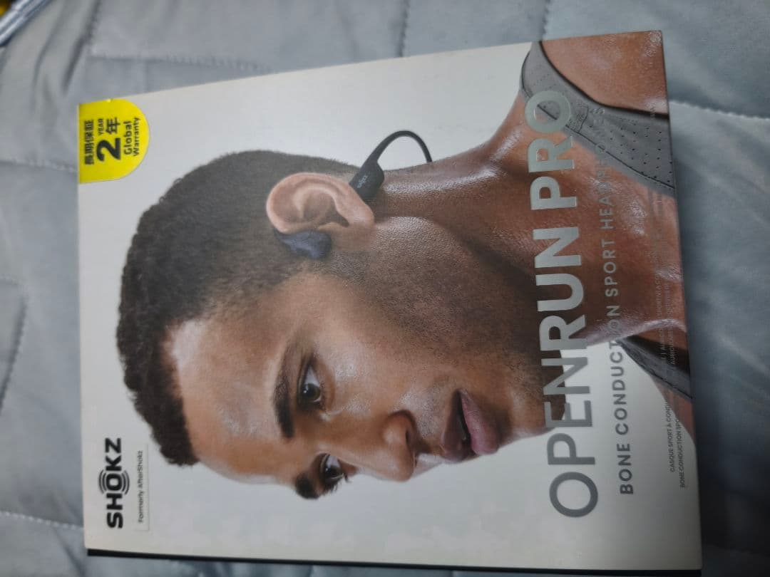 SHOKZ OpenRun Pro 骨伝導イヤホン ブラック