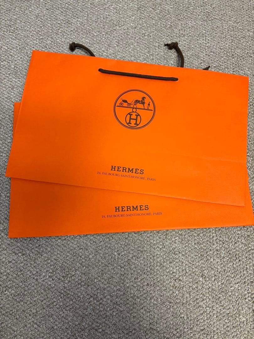 エルメスHERMES オレンジボックス21個&ショッパー13枚&リボン4個セット