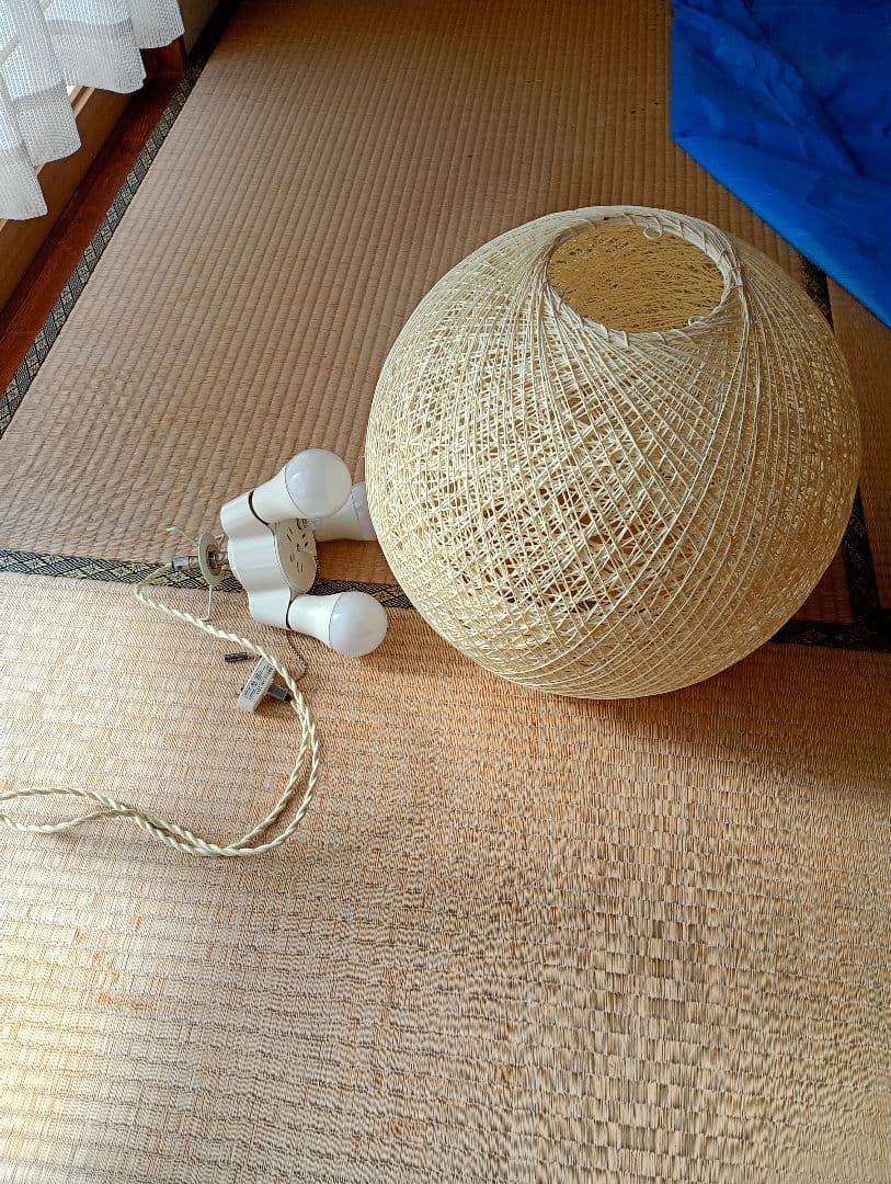 ペンダントライト　Led電球付　和　丸形照明　おしゃれ