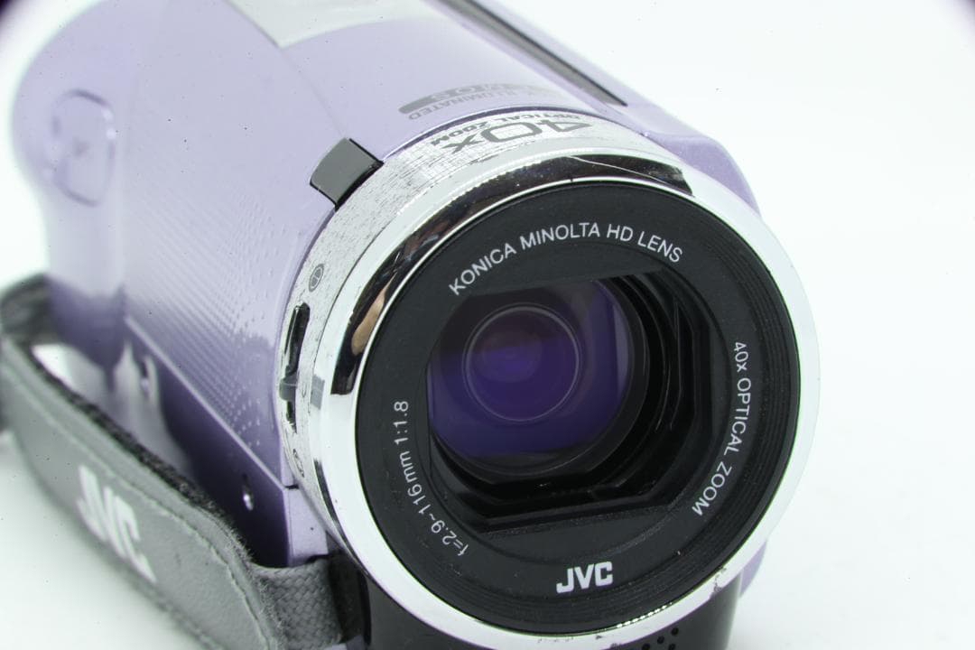 【Q2206】 JVC GZ-HM33-V バイオレット 充電器付属