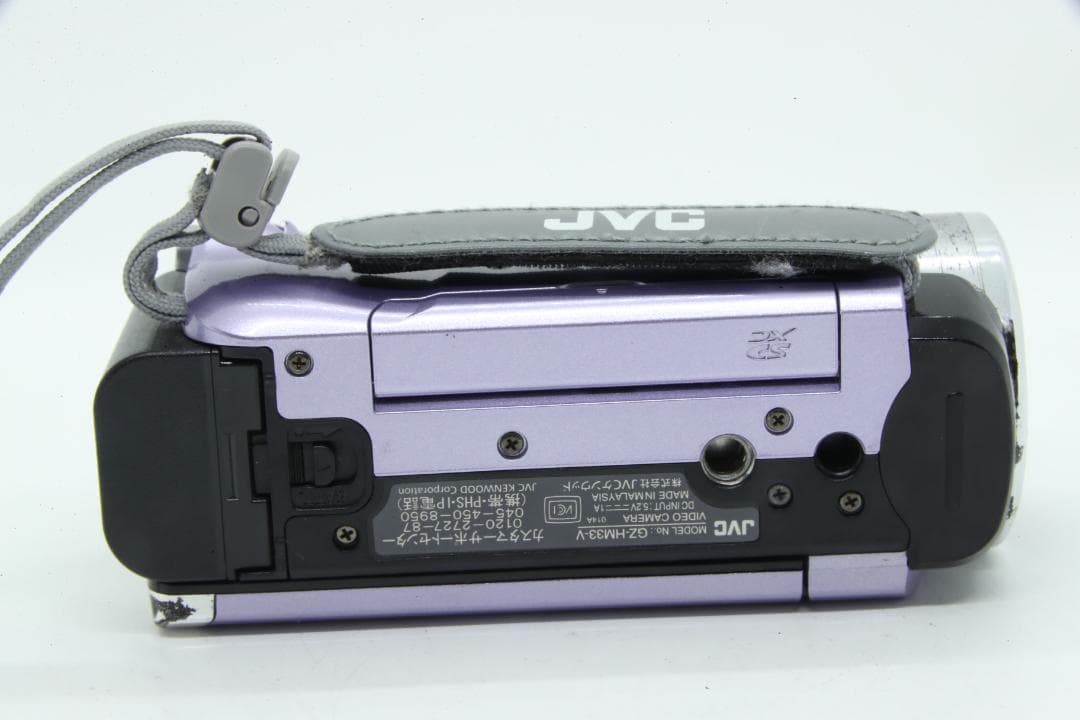 【Q2206】 JVC GZ-HM33-V バイオレット 充電器付属