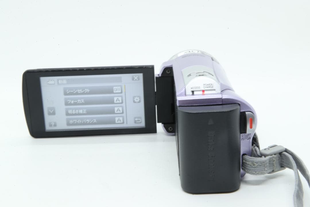 【Q2206】 JVC GZ-HM33-V バイオレット 充電器付属